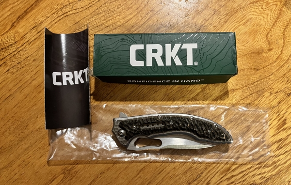 CRKT FOSSIL 5470 IKOMA DESIGN FOLDING POCKET KNIFE