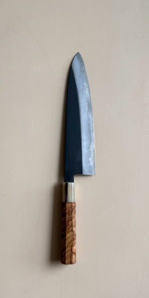 Tanaka x Kyuzo “Extra Height” Blue#1 240mm gyuto