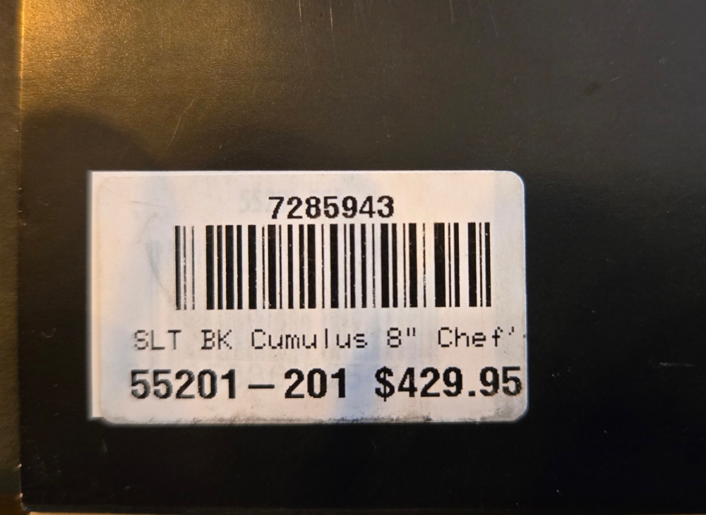 Bob Kramer Cumulus 8\" Chef Knife