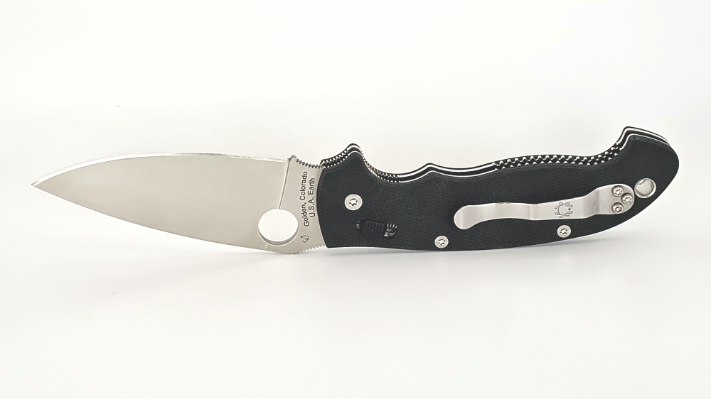 Spyderco Manix2 XL – C95GP2 (Black G-10, Satin) Like New