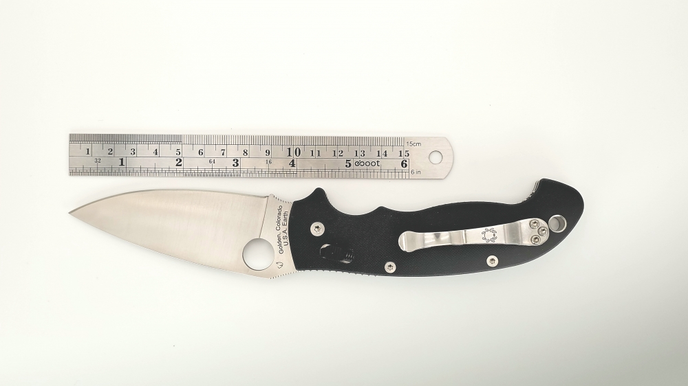 Spyderco Manix2 XL – C95GP2 (Black G-10, Satin) Like New