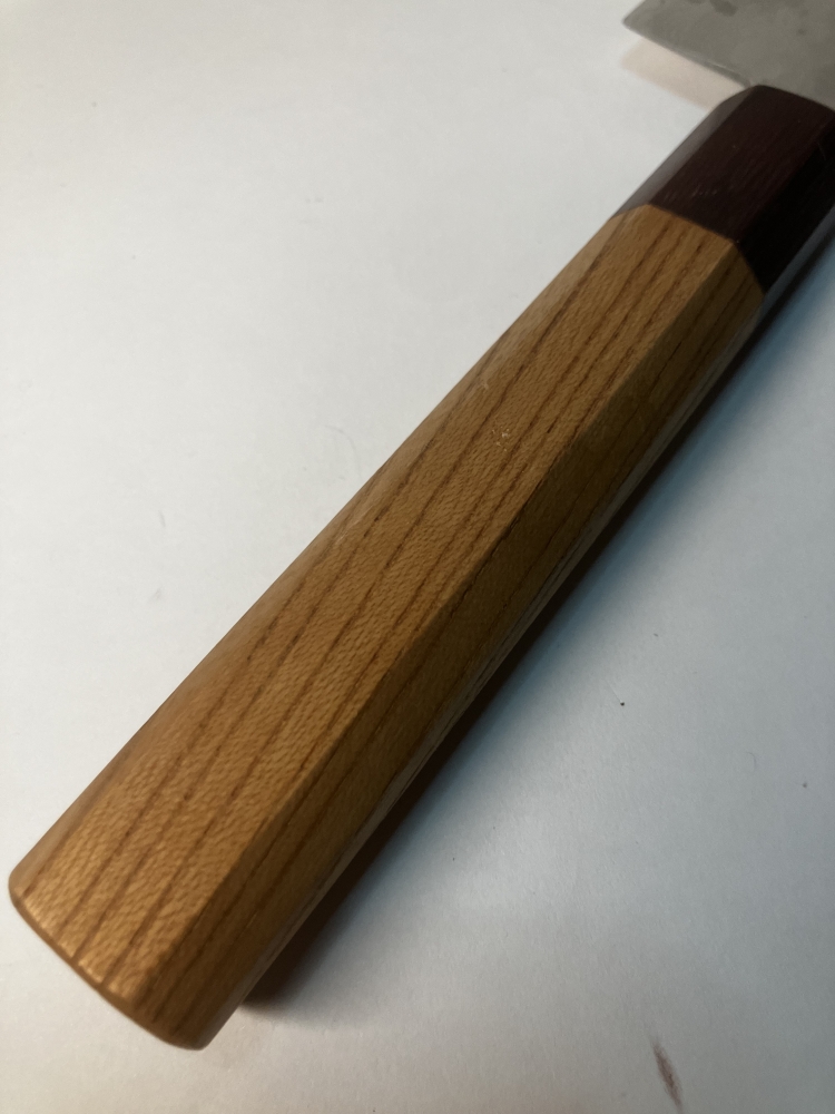 Sakai Takayuki VG10 33 Layer Hammered Damascus 210mm Gyuto Japanese Knife w/ American Cherry Handle