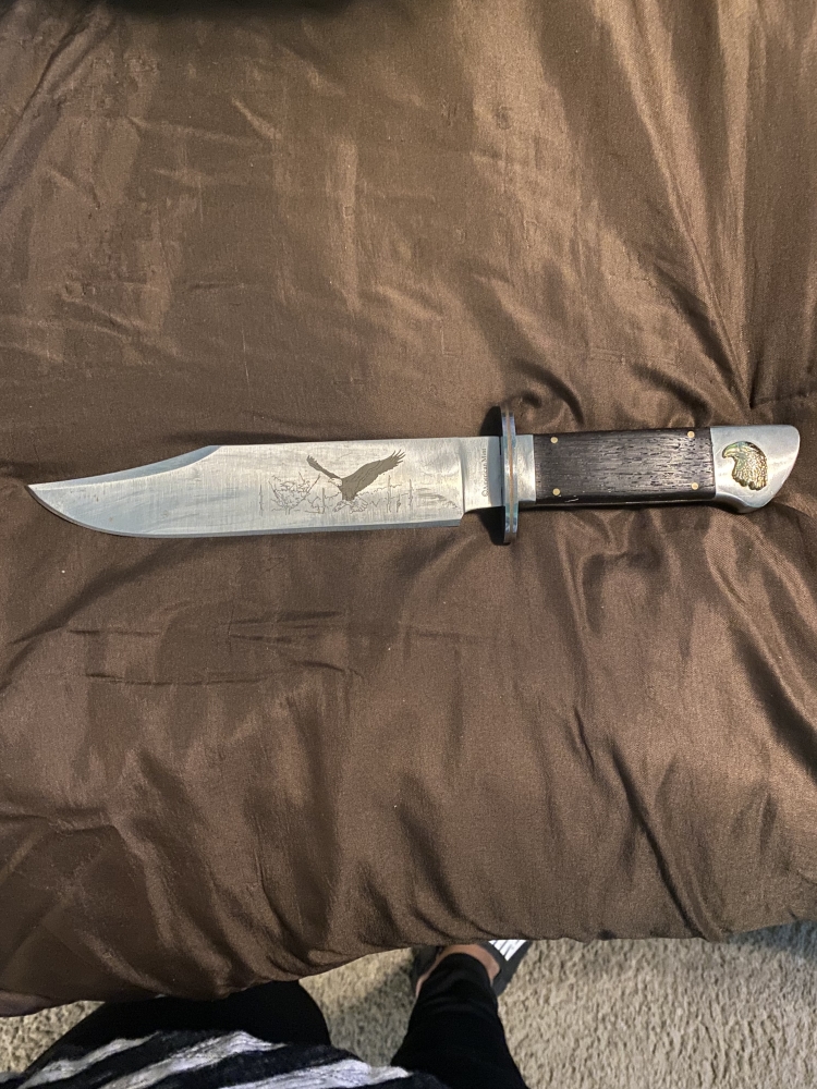 American mint bald eagle Bowie Knife with Sheath