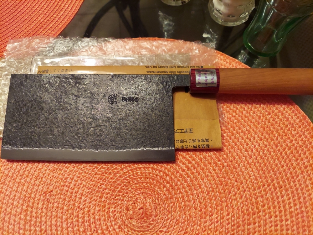 Moritaka Ishime Mega Nakiri 165mm Aogami #2