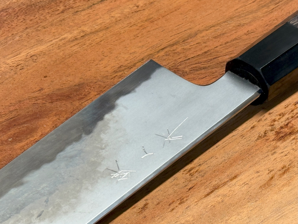 Tetsujin 240mm K-Tip Gyuto Aogami2 Kasumi