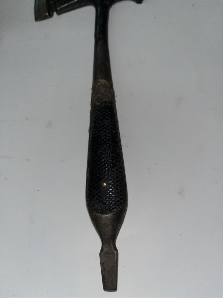 Vintage WWII DGM 5664-87 German Multitool Axe Hatchet Hammer Screwdriver With VINTAGE BLACKHAWK BRAND KNIFE