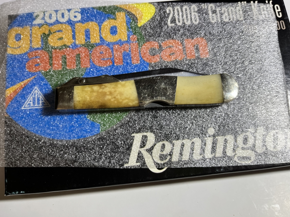 REMINGTON ATA 2006 GRAND AMERICAN SWING GUARD LOCKBACK KNIFE #18 OF 500 IN BOX
