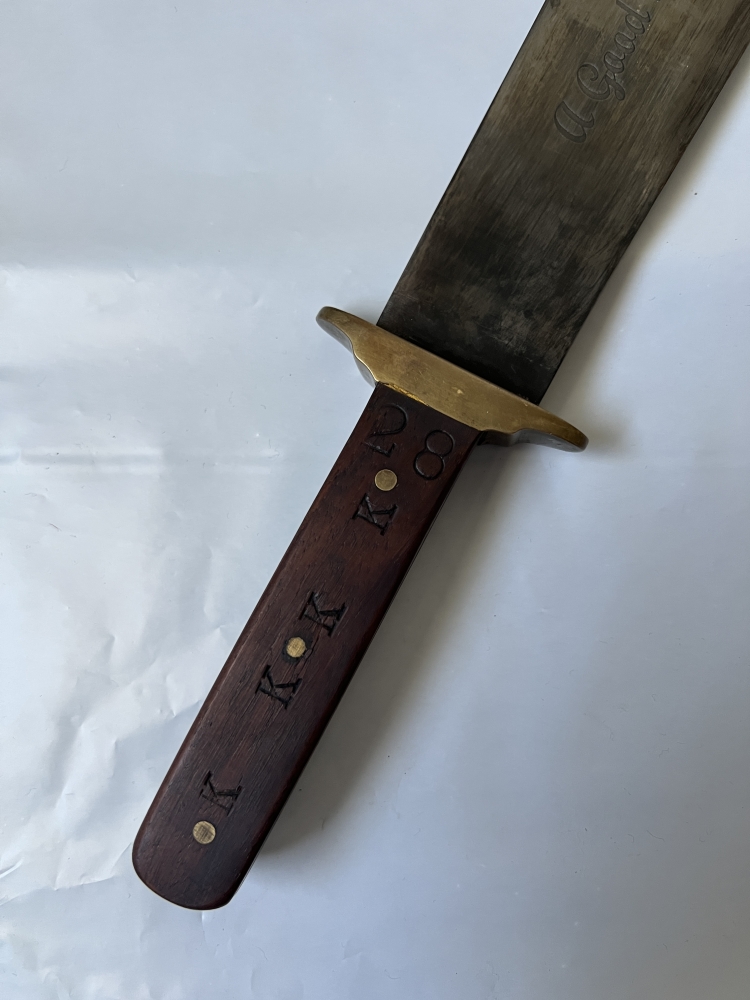 1923 KA-BAR 9\" Blade 1923 \"Klan Day' - Knights of the Ku Klux Klan