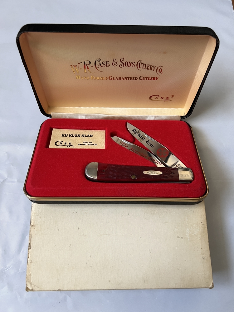 Case XX Special Limited Edition Ku Klux Klan 'The Invisible Empire' Knife - Edition 239