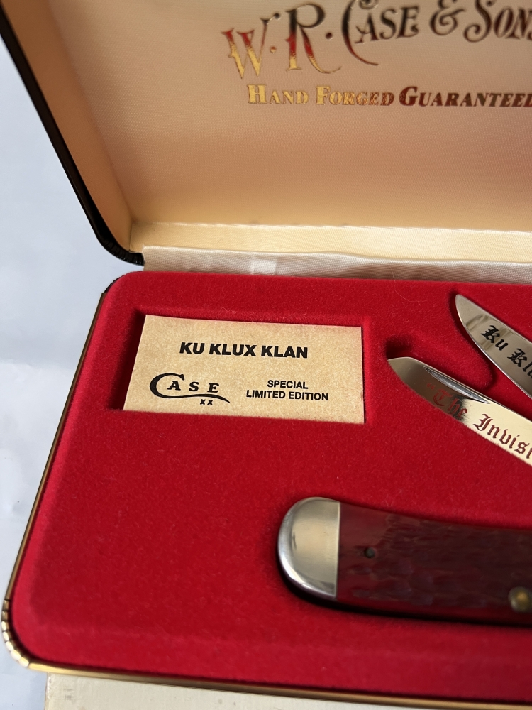 Case XX Special Limited Edition Ku Klux Klan 'The Invisible Empire' Knife - Edition 239