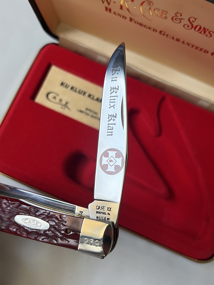 Case XX Special Limited Edition Ku Klux Klan 'The Invisible Empire' Knife - Edition 239
