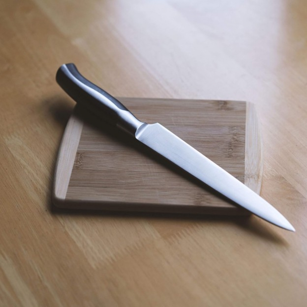 7 inch stainless steel Knife with sheath, Full tang construction