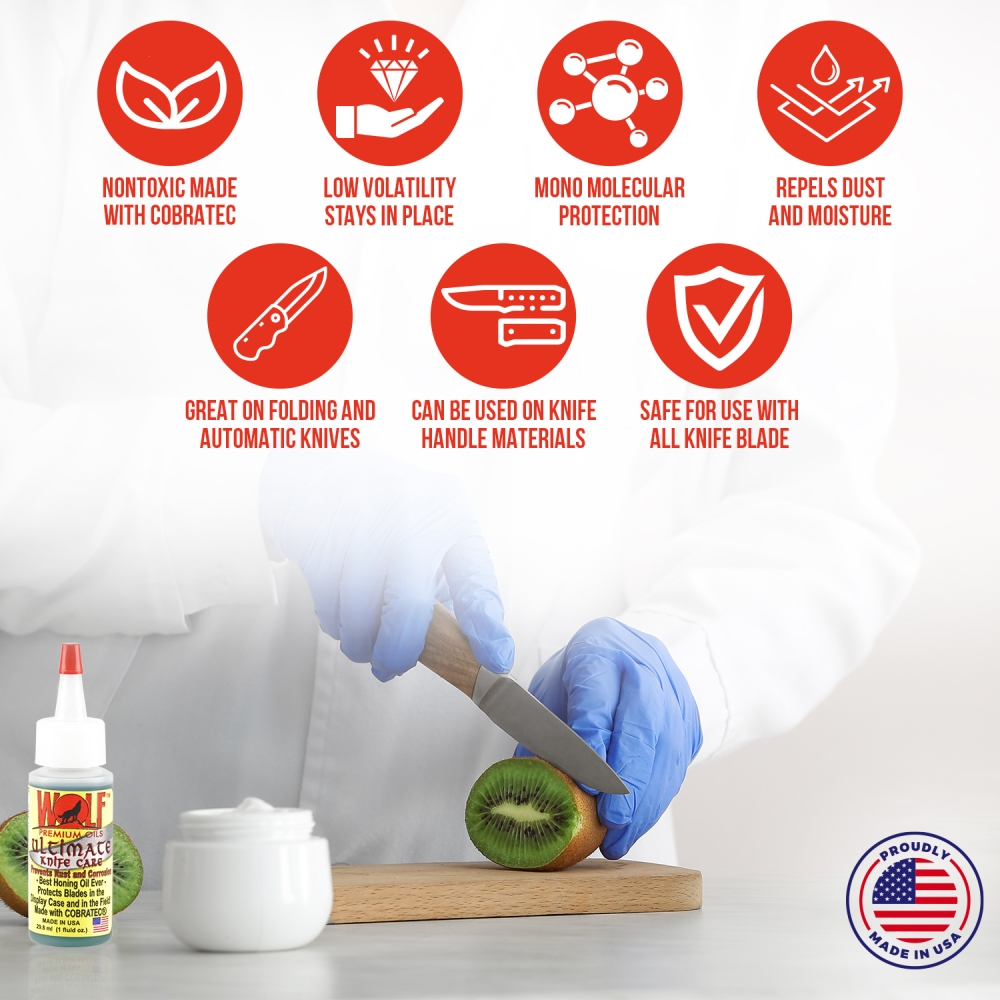Wolf Premium Oils Ultimate Knife Care Oil