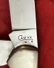 NOS  2008 CASE  7944 62100 SS AMBER BONE WORM GROOVE LARGE SADDLEHORN