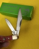 HEN & ROOSTER MINI COKE BOTTLE JACK KNIFE RED PICK BONE 432-RPB Made In Germany