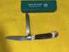 NOS HEN & ROOSTER 312 DEER STAG/DAMASCUS FOLDING KNIFE SPAIN