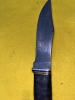 RARE VINTAGE CATTARAUGUS FIXED BLADE KNIFE W/ SHEATH. MADE IN USA!