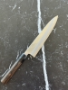 Hitohira Tanaka Kyuzo Blue #1 Migaki Gyuto 210mm w/ Ziricote Handle