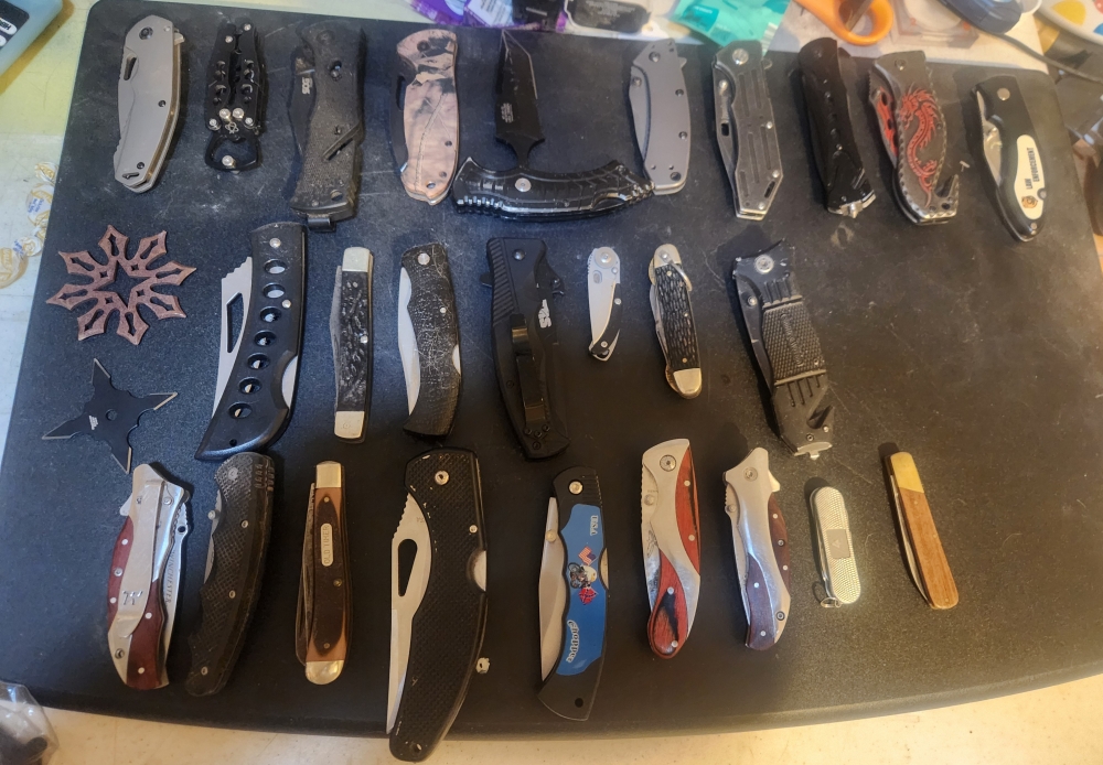 50+ knife collection 