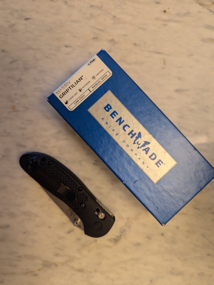 Benchmade Griptilian 551 knife