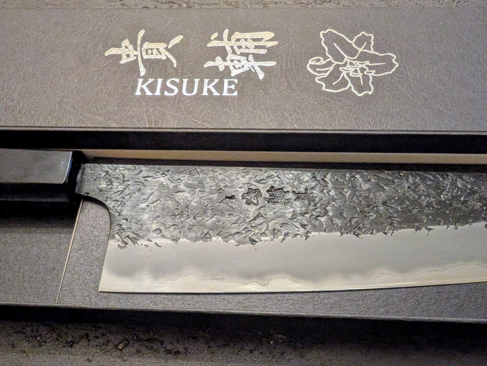 Kisuke Manaka 220 mm Aogami 1 Gyuto