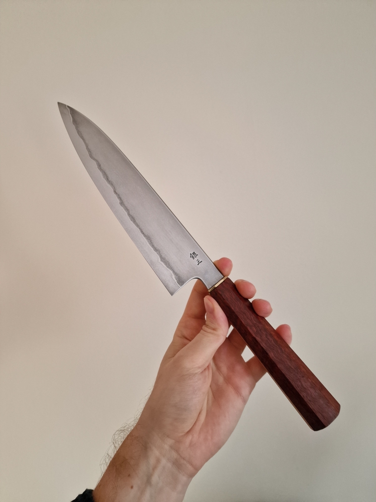 Unique tetsujin ginsan gyuto 210