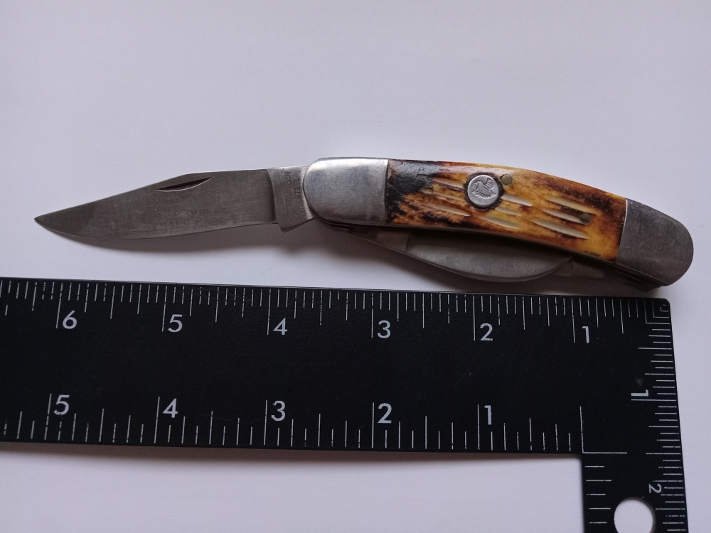 Wild Turkey Hand Made 3 Blade Knife