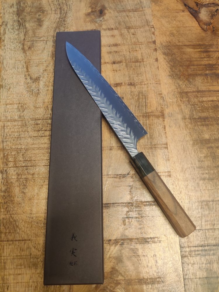 Yoshimi Kato SG2 V-Tsuchime 210 Gyuto