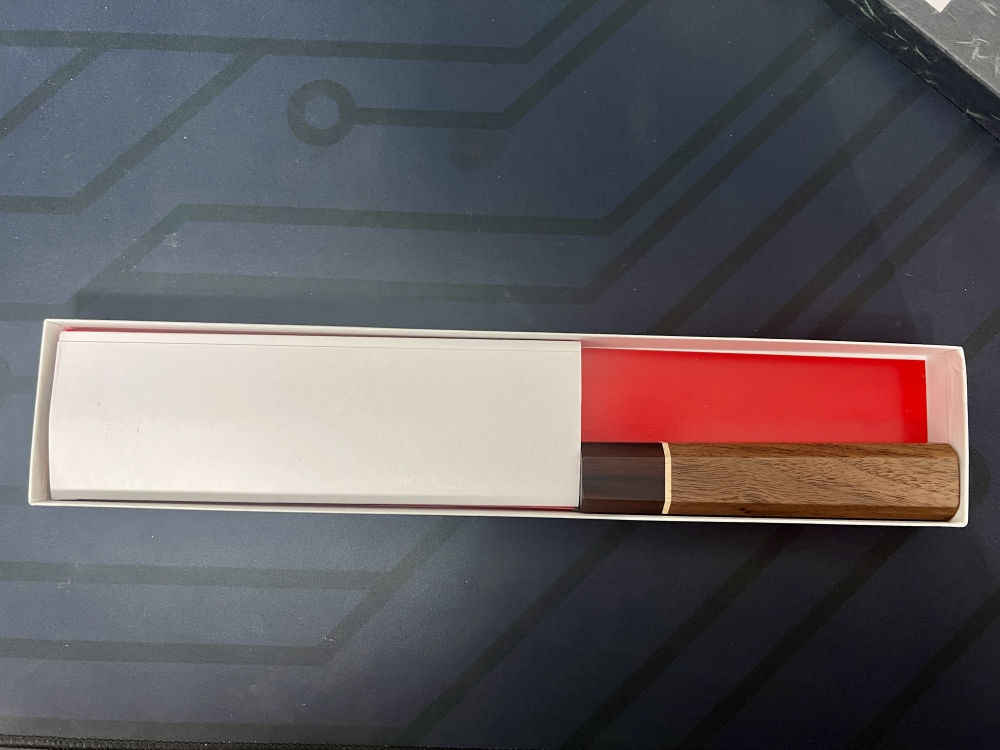 Shiro Kamo SG2 Damast Nakiri 16 cm - Japanese Vegetable Knife - BRAND NEW