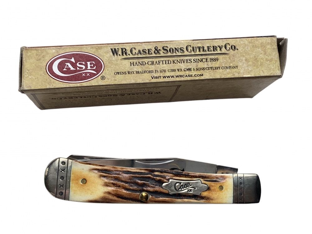 CASE PRIME STAG TRAPPER KNIFE, 5254 SS 