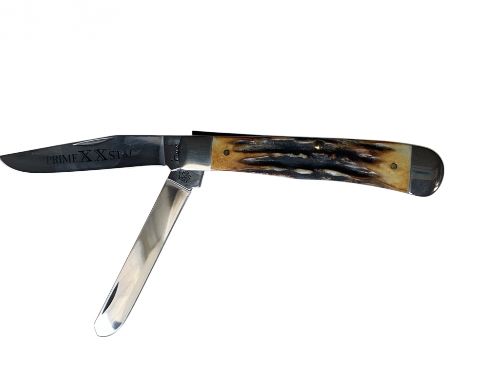 Case Xx Prime Stag Trapper Knife 58393