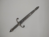 Fury Gothic Medieval Dagger Mini Sword with Ornate Metal Sheath
