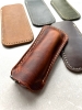 Handmade Vegtan Leather Knife Sheath , EDC Leather Pocket Knife Slip