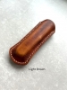 Handmade Vegtan Leather Knife Sheath , EDC Leather Pocket Knife Slip