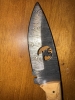 Hunting knife, Handmade, Damascus steel very good quality.