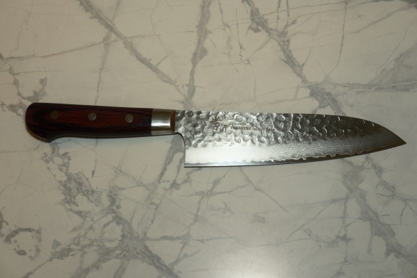 Sakai Takayuki Damascus Hammered VG-10 Gyuto 210mm