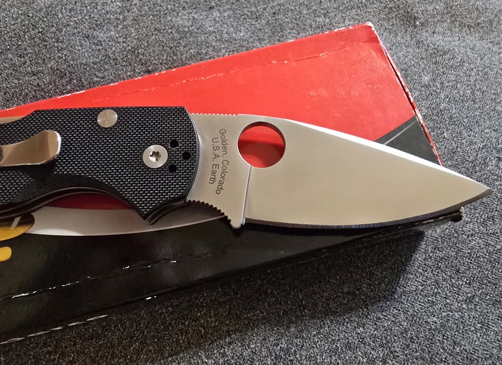 SPYDERCO #C41GP5 NATIVE 5 *LIKE NEW* RARE!! (CPM S35NV BLADE)