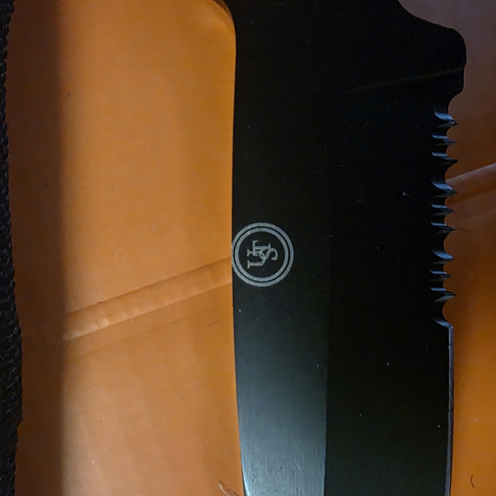 UST ParaKnife 4.0 Fixed Blade Survival Knife – Black Oxide – Orange Paracord Handle w/ Sheath