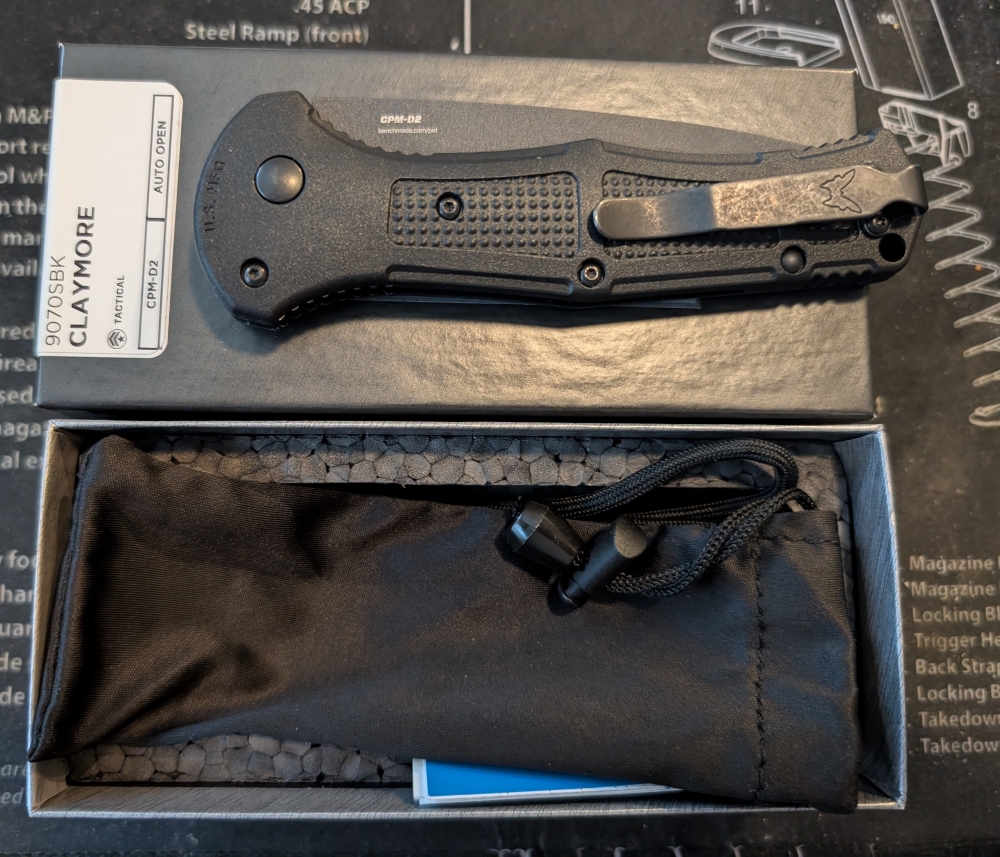 Benchmade Claymore 9070SBK