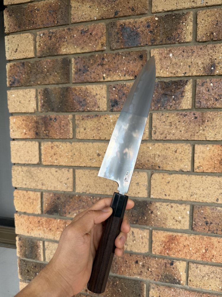 Konosuke BY Gyuto 225m and JNS Tanak Kiritsuke Sujihiki 260mm