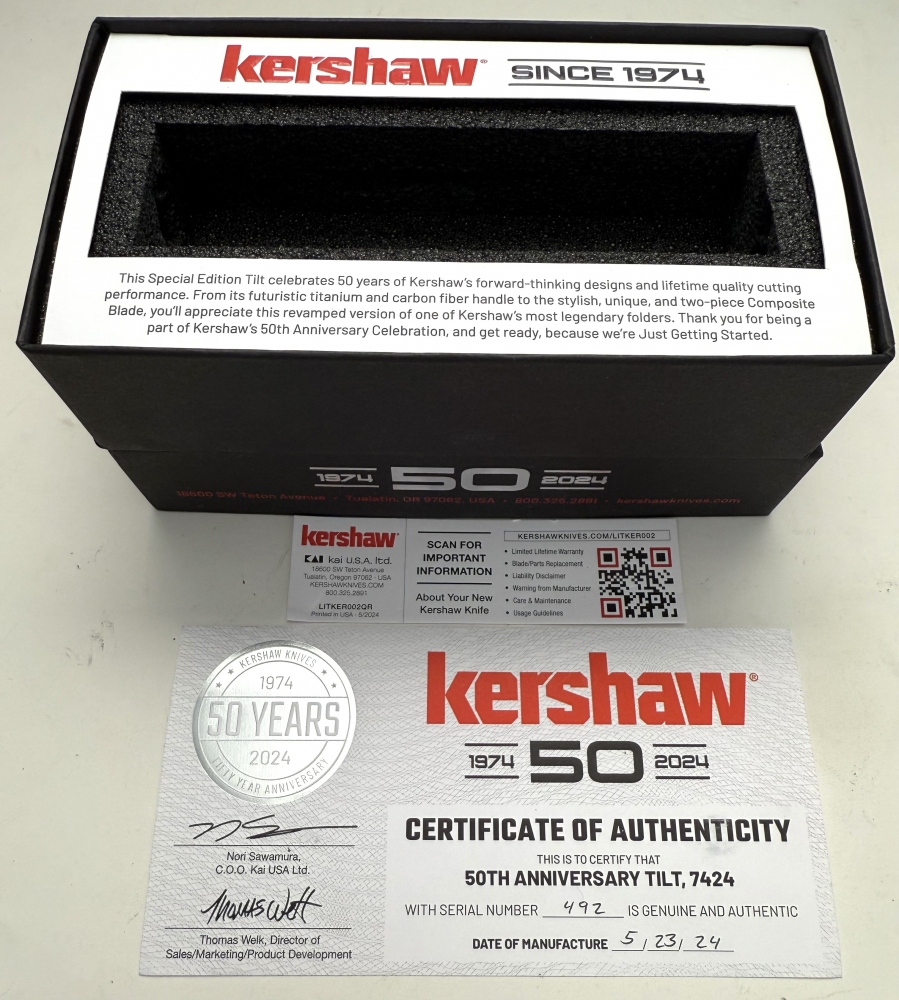 KERSHAW TILT-2024 50th ANNIVERSARY LE.
