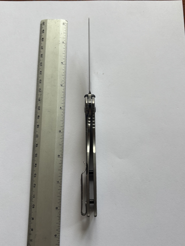 SOG Flash FL Folding Knife – Stainless Steel Handle, Stonewash 8Cr13MoV Blade, Frame Lock