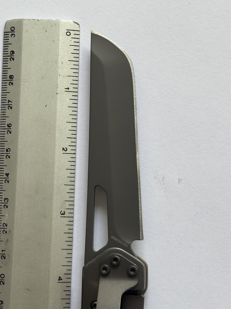 Gerber Quadrant Folding Knife – Olive Aluminum Handle, Satin Sheepsfoot Blade, Frame Lock