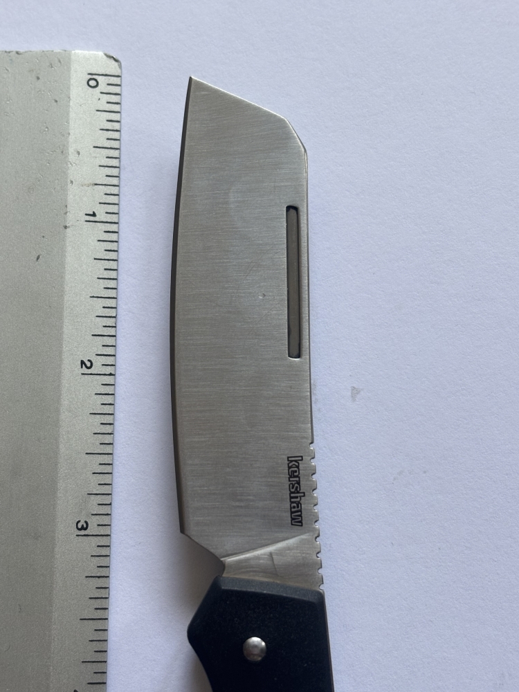 Kershaw 2022 Promo Knife – Wharncliffe Blade, Textured Black Handle, Limited Edition