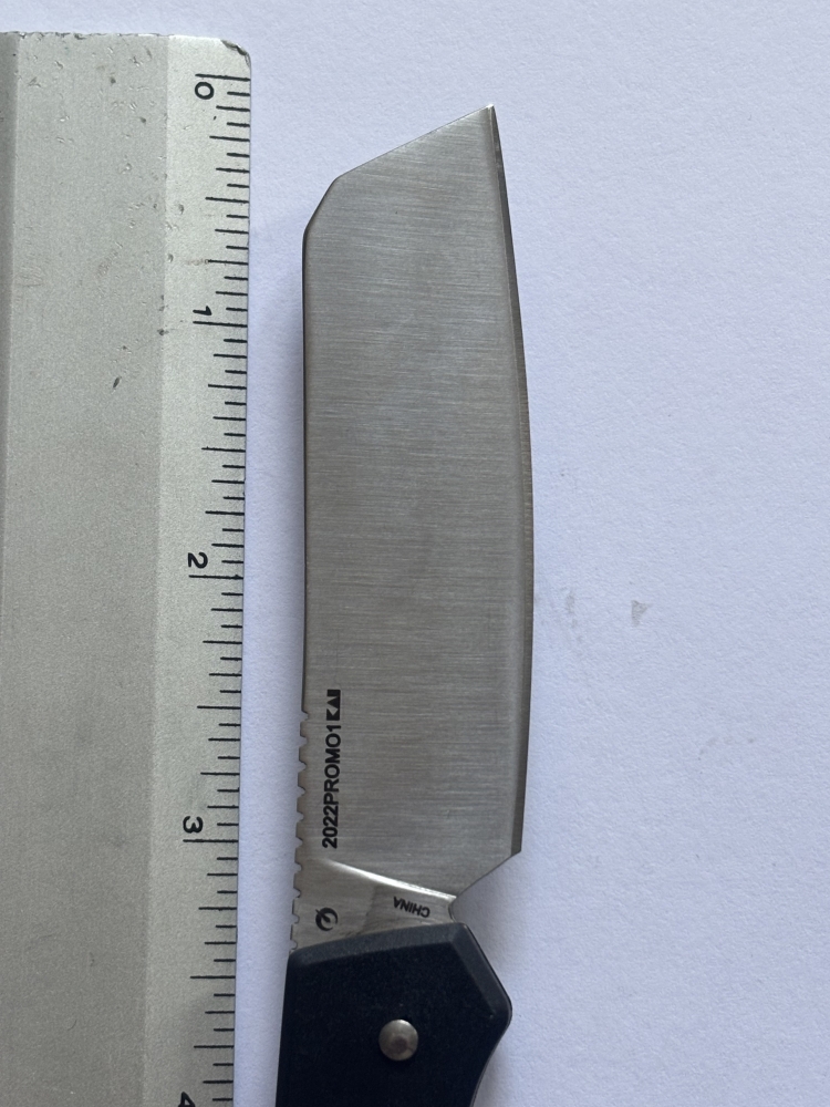 Kershaw 2022 Promo Knife – Wharncliffe Blade, Textured Black Handle, Limited Edition