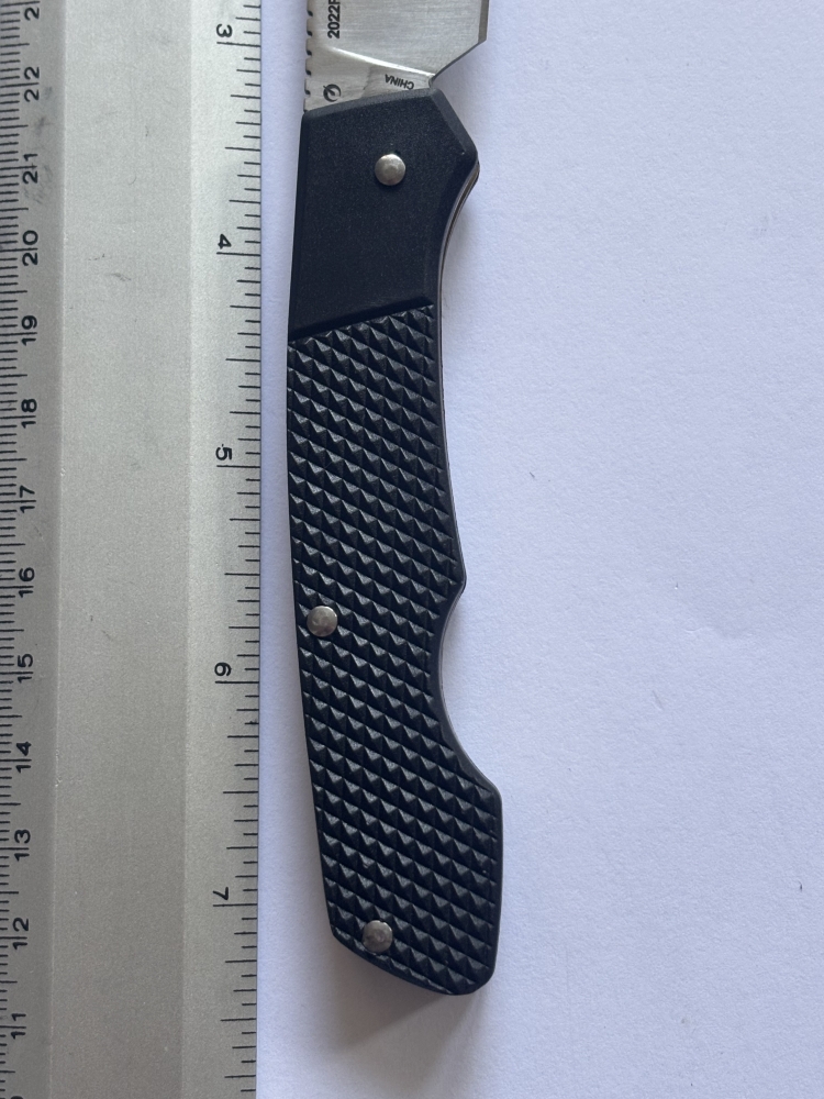 Kershaw 2022 Promo Knife – Wharncliffe Blade, Textured Black Handle, Limited Edition