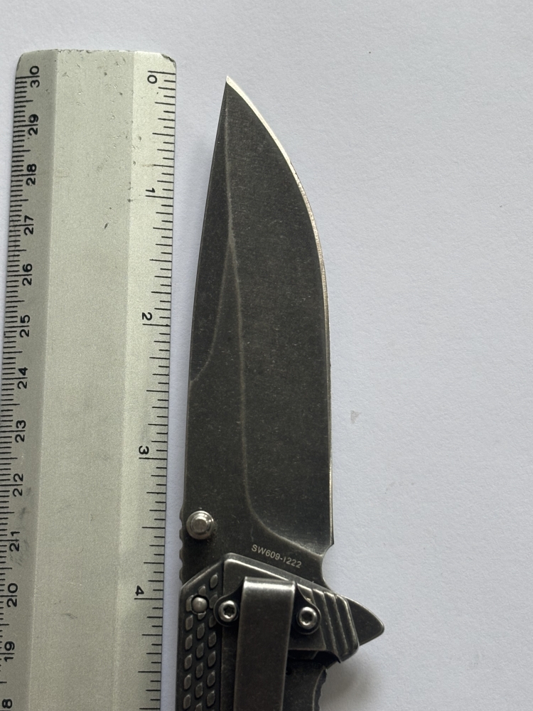 Smith & Wesson SW609-1222 Tactical Folding Knife – 3.75” Stainless Blade, EDC Clip Folder