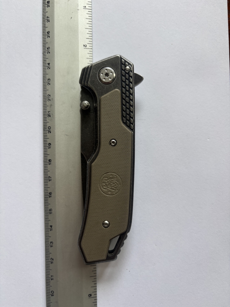 Smith & Wesson SW609-1222 Tactical Folding Knife – 3.75” Stainless Blade, EDC Clip Folder