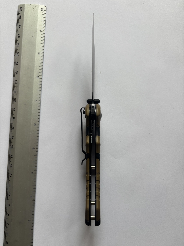 Smith & Wesson M&P M2.0 Folding Knife – 1085908-0122, Manual Thumb Stud Open, Black Clip