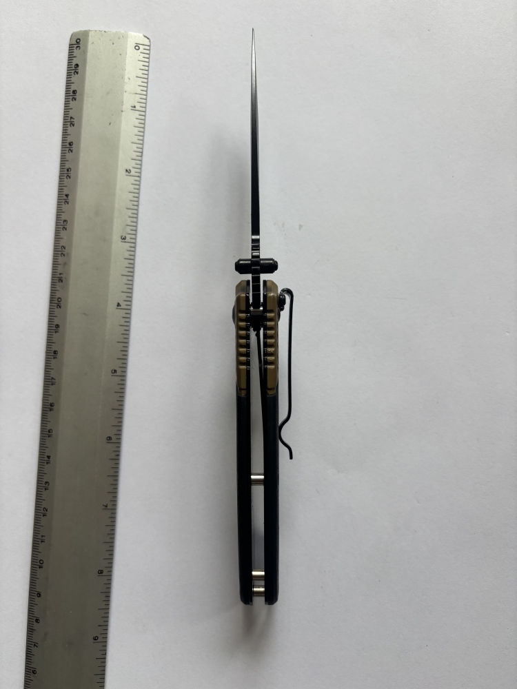 Smith & Wesson M&P M2.0 Folding Knife – 1085908-0122, Manual Thumb Stud Open, Black Clip